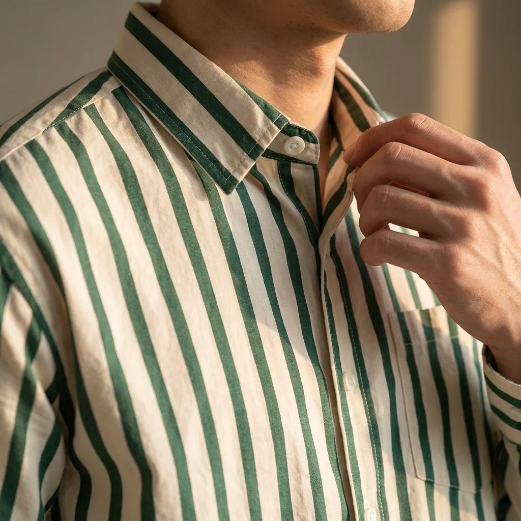 Jarge - Elegant Striped Shirt