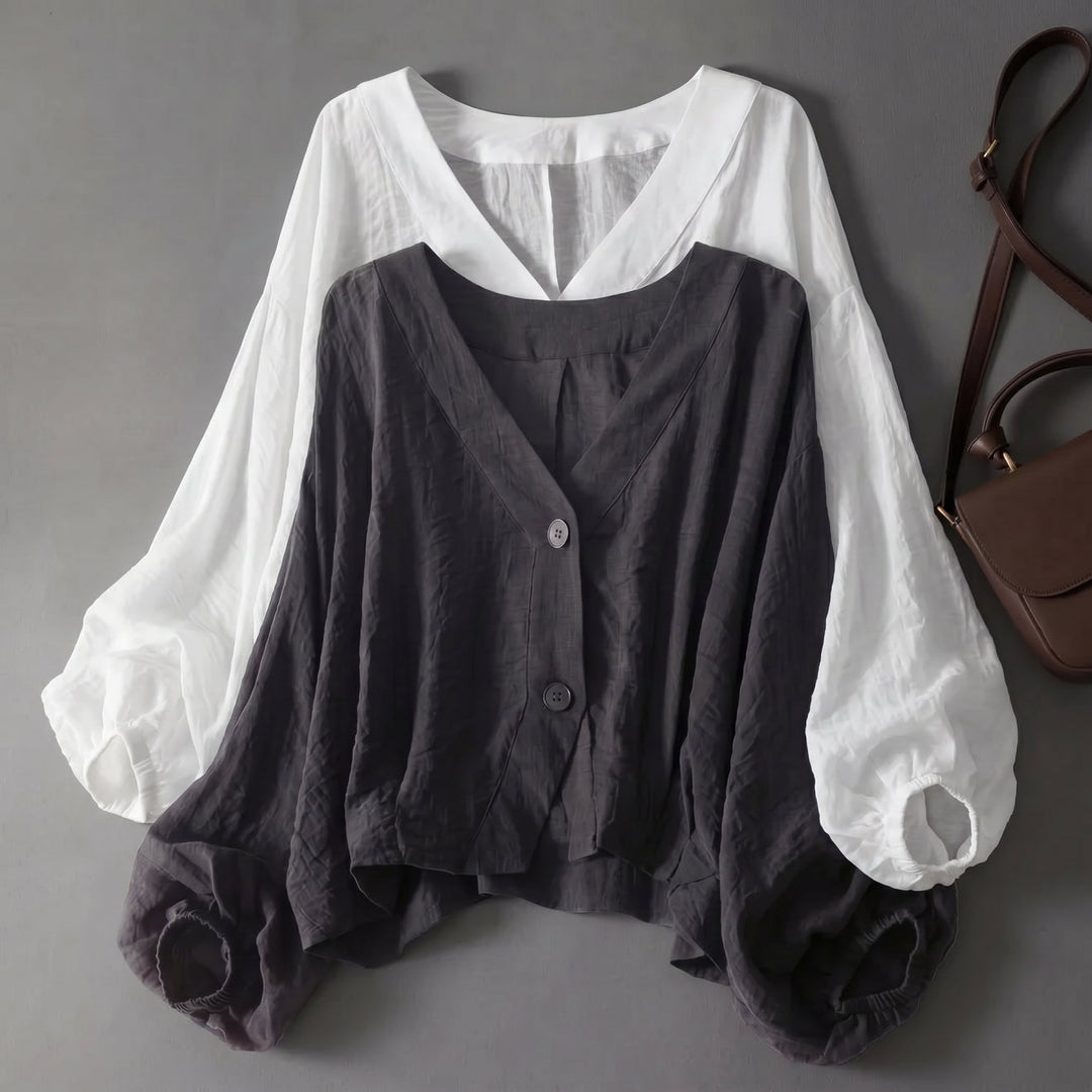 Comatize - Breathable Linen Blouse