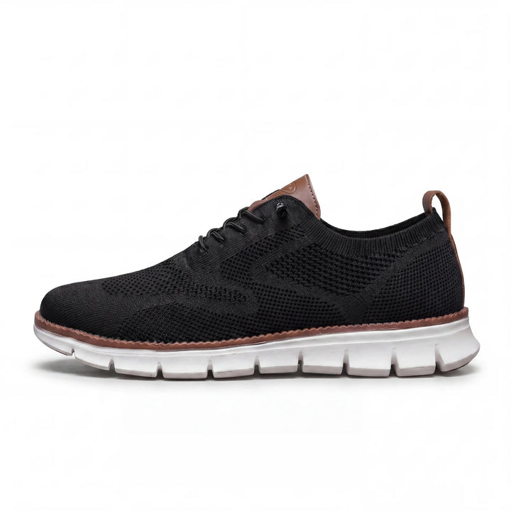 Pulsepeak - Sneakers With Knit Upper and Lace-Up Closure