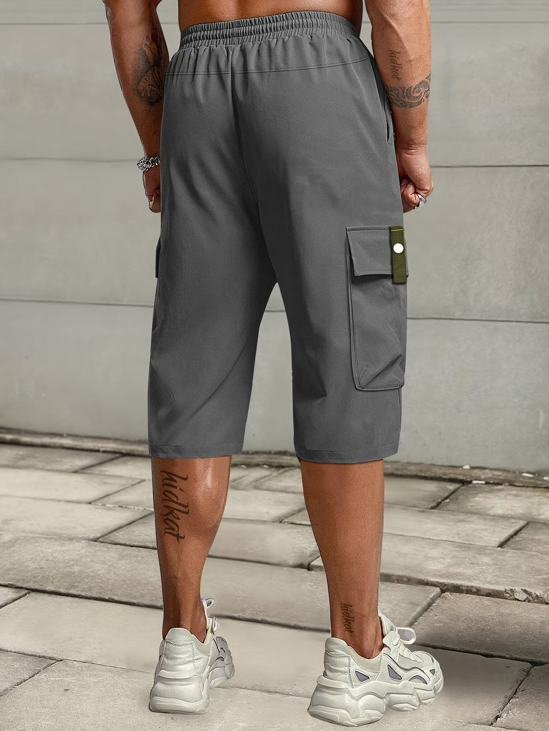 Burkus -  Casual Cargo Shorts With Multiple Pockets