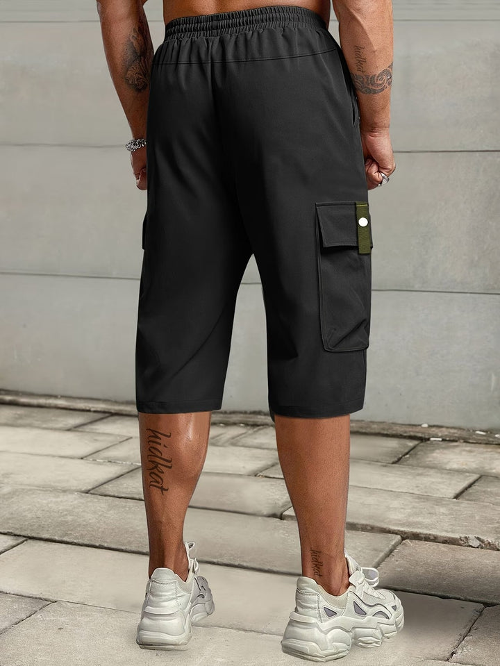 Burkus -  Casual Cargo Shorts With Multiple Pockets