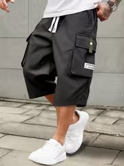 Burkus -  Casual Cargo Shorts With Multiple Pockets