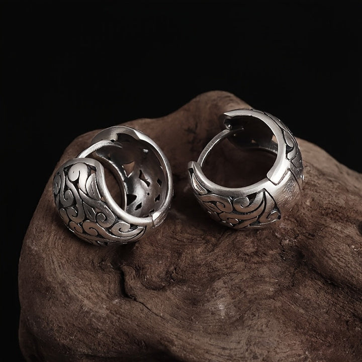Mayani - Relic Sterling Silver Earrings