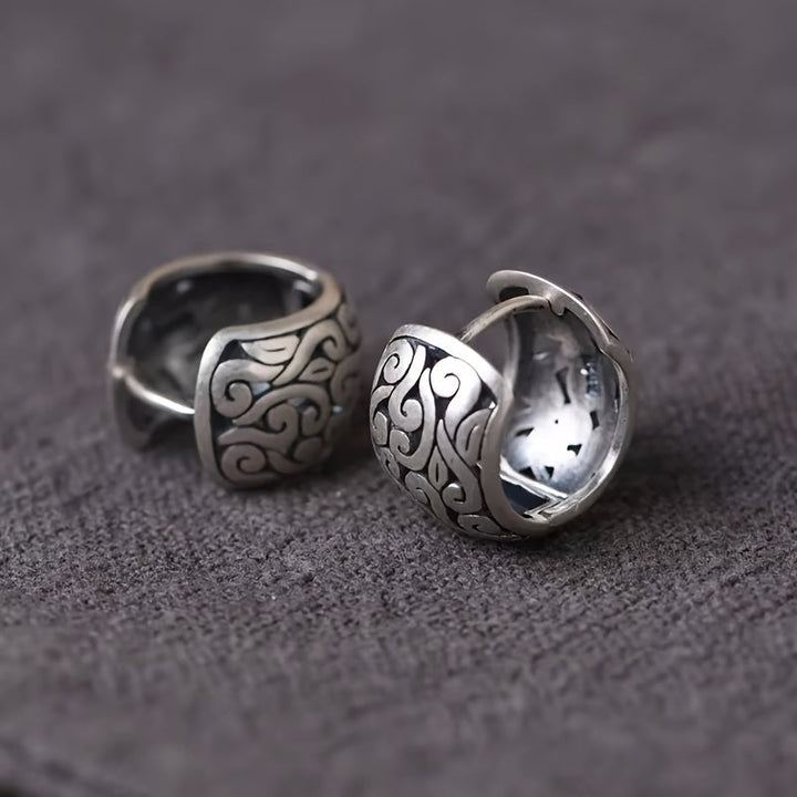 Mayani - Relic Sterling Silver Earrings