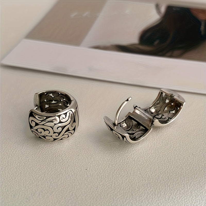 Mayani - Relic Sterling Silver Earrings
