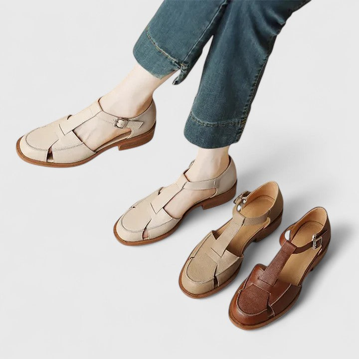 Camelys - Elegant Buckle Strap Sandal