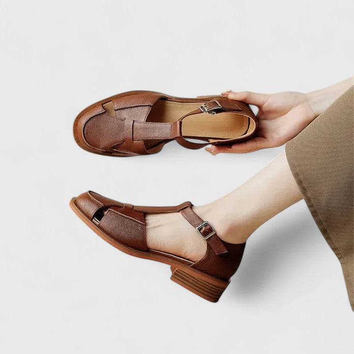 Camelys - Elegant Buckle Strap Sandal