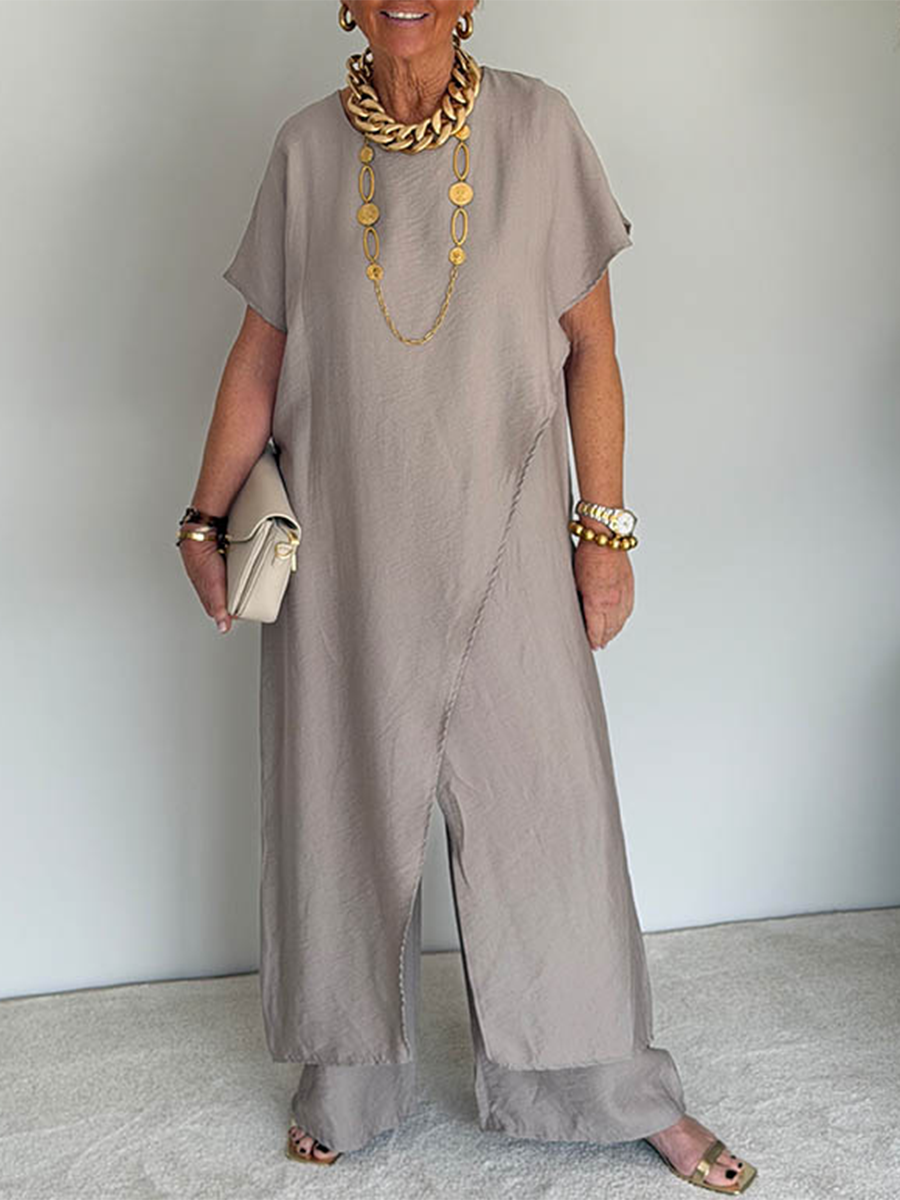Iasmim - Comfortable And Asymmetrical Loose Dress