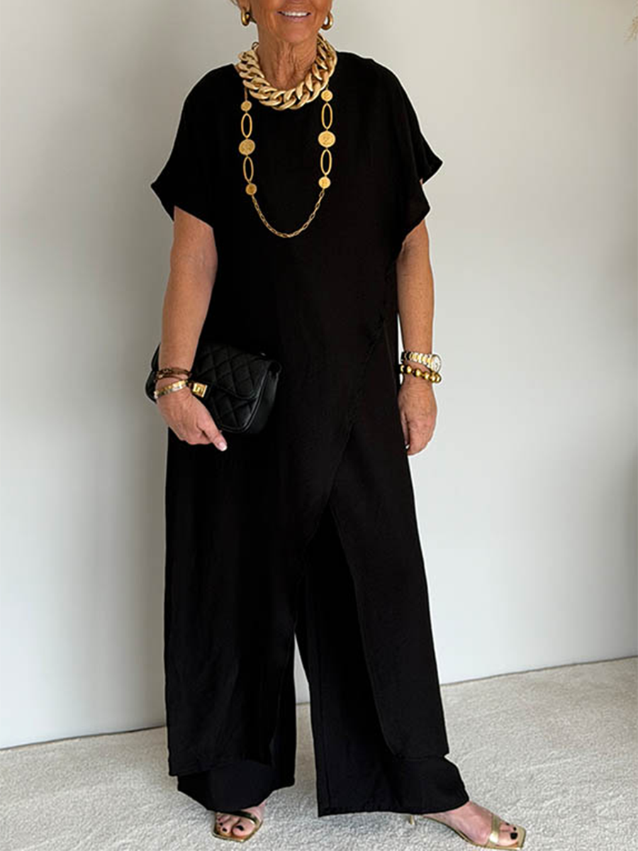 Iasmim - Comfortable And Asymmetrical Loose Dress