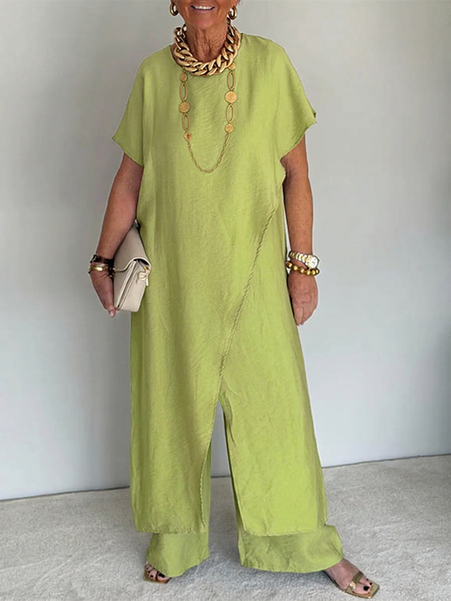 Iasmim - Comfortable And Asymmetrical Loose Dress