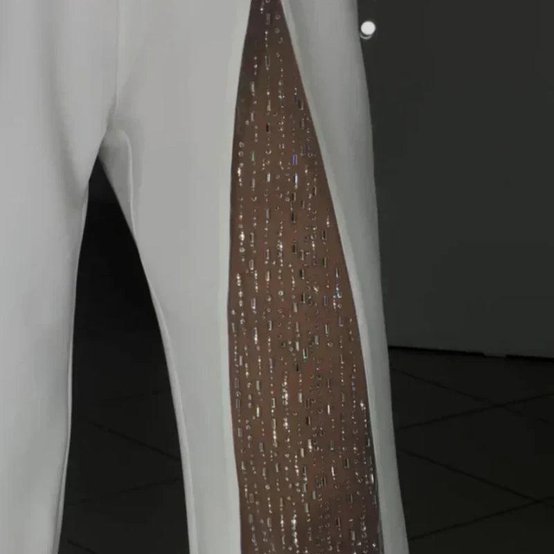 Azlina - One Shoulder Flared Jampsuit