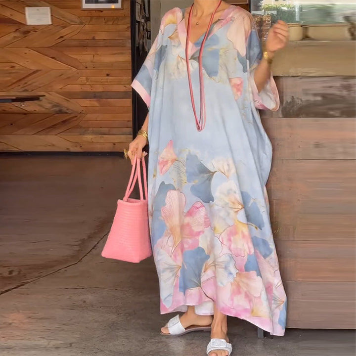 Gima - Floral Long Sleeve Dress