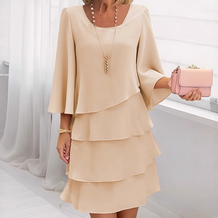 Ishari - Elegant Dress With a Square Neckline