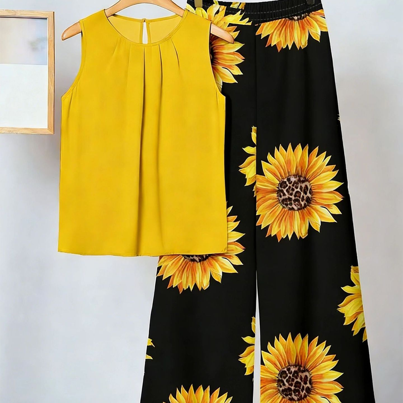 Anemiek - Elegant Two Piece Print Set