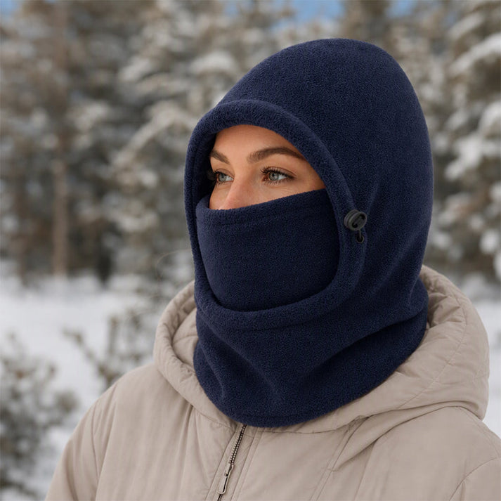 Prismtrace - Fleece Hooded Balaclava With Face Cover