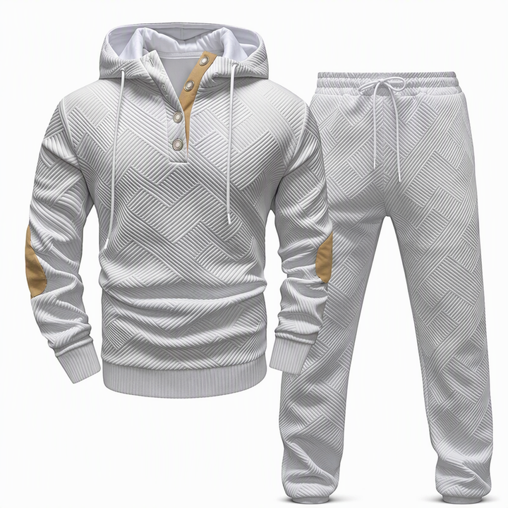 Raimena - Two Piece Jacquard Tracksuit Set