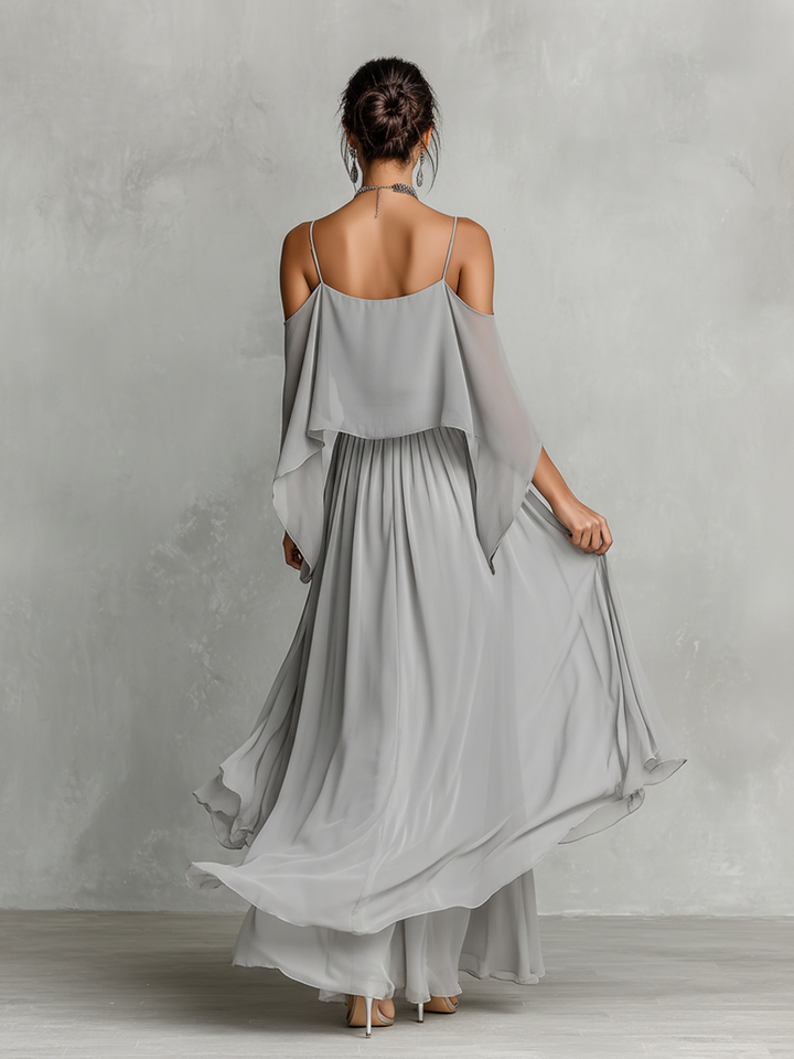 Roneeta - Flowing Strappy Top And Trousers Set