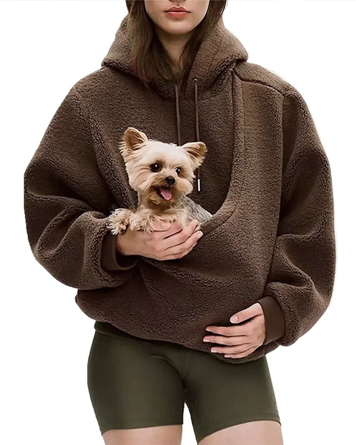 Voltmark - Long Sleeve Hoodie with Pet Pouch