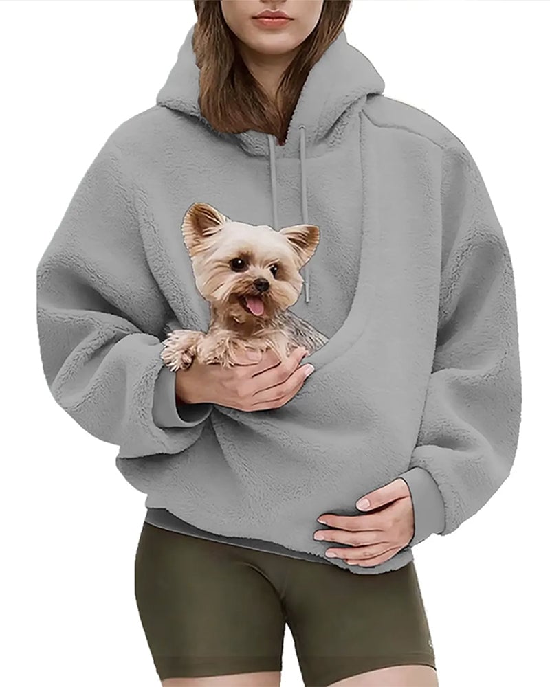 Voltmark - Long Sleeve Hoodie with Pet Pouch