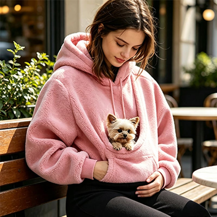 Voltmark - Long Sleeve Hoodie with Pet Pouch