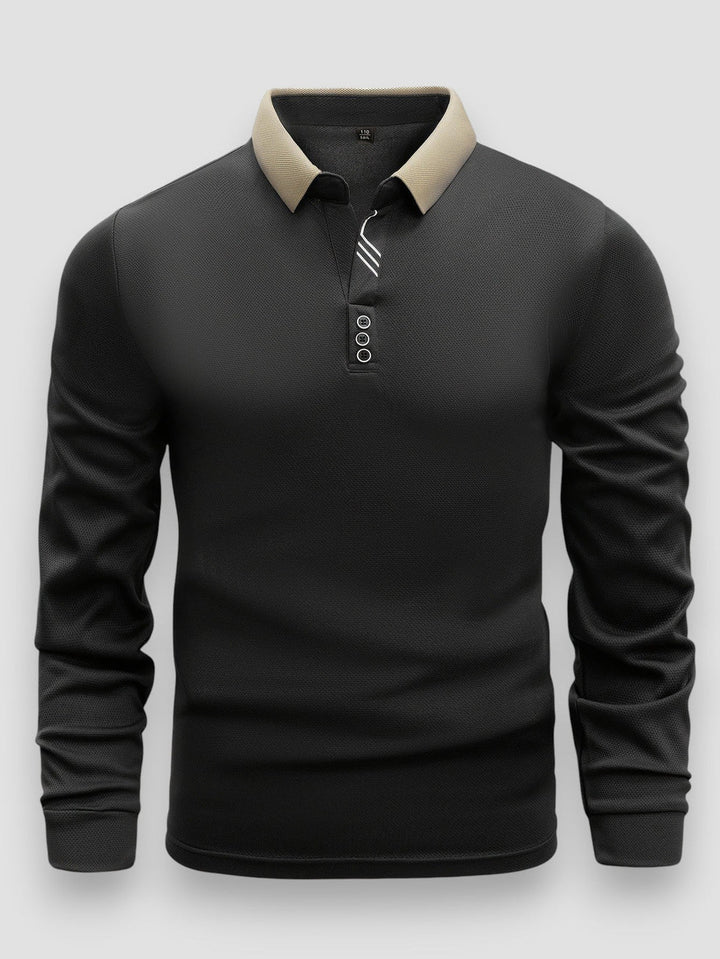 Ramesh - Long Sleeve Polo Shirt